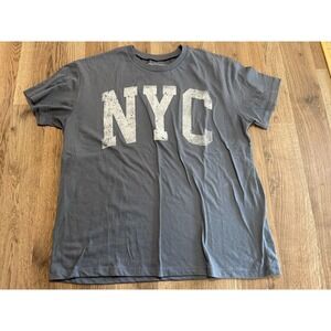Grayson Threads Shirt, Women's Size XXL, Gray White, NYC Print